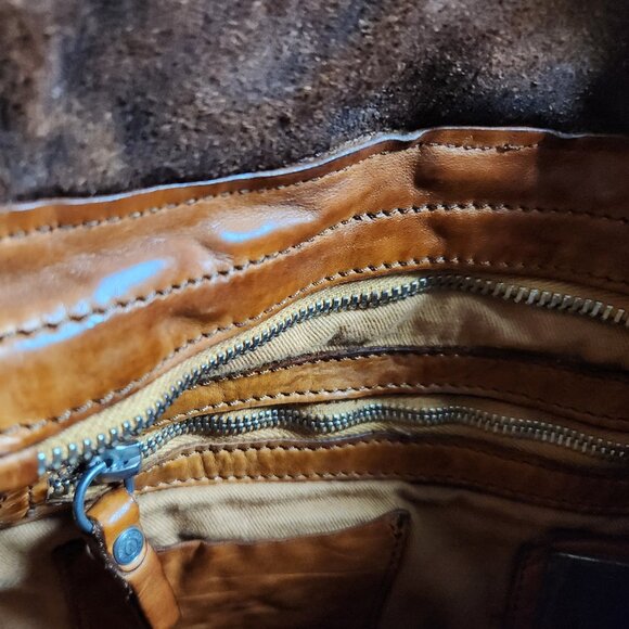 NWT Campomaggi Ardesia Backpack OR Shoulder Bag Cognac READ - Picture 8 of 10